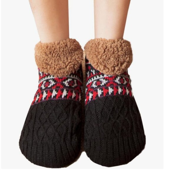 Adult Knitted Slipper Socks - Picture 5 of 5